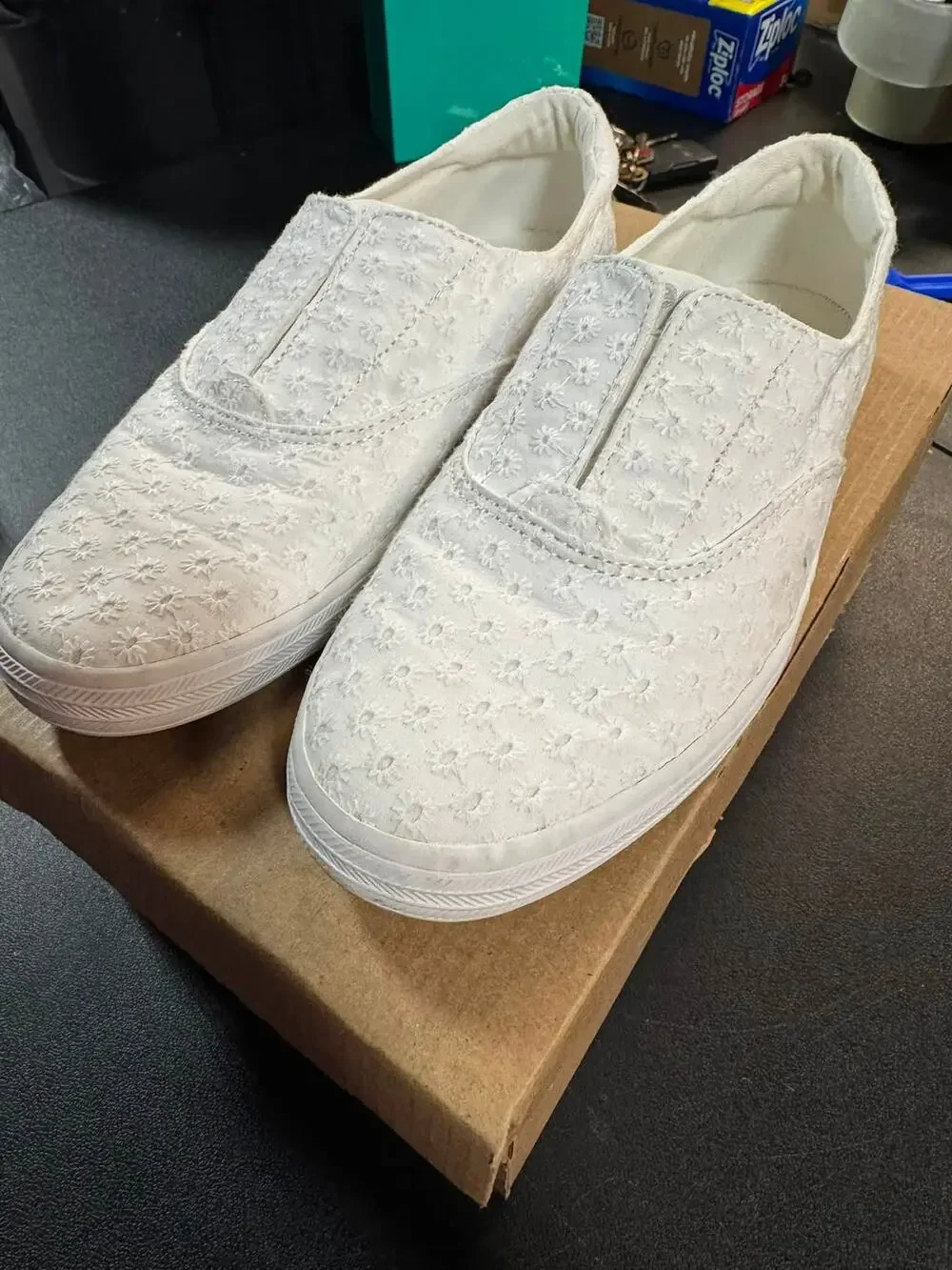 New Ladies Keds Slip On Sneakers - Size 6.5